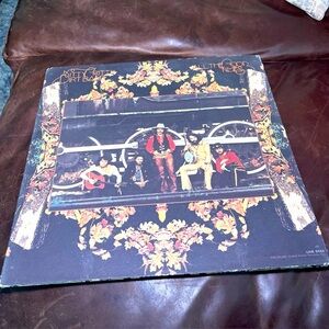 Vintage Album Cover with Floral Design
